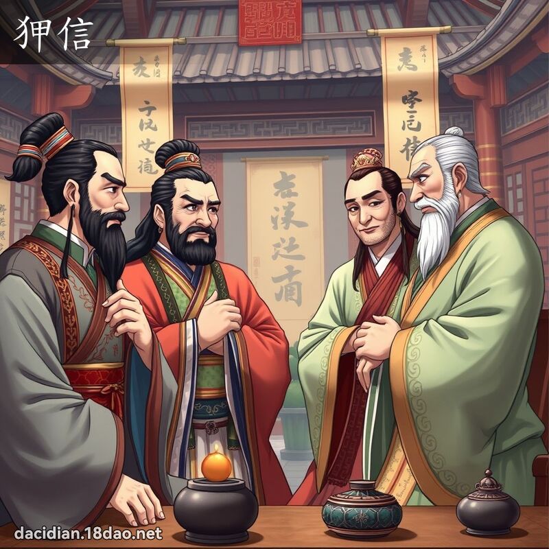 狎信 - 国语大辞典配图