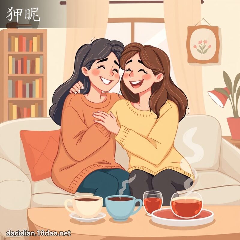 狎昵 - 国语大辞典配图