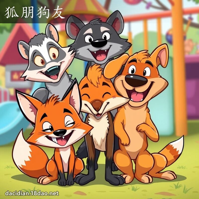 狐朋狗友 - 国语大辞典配图