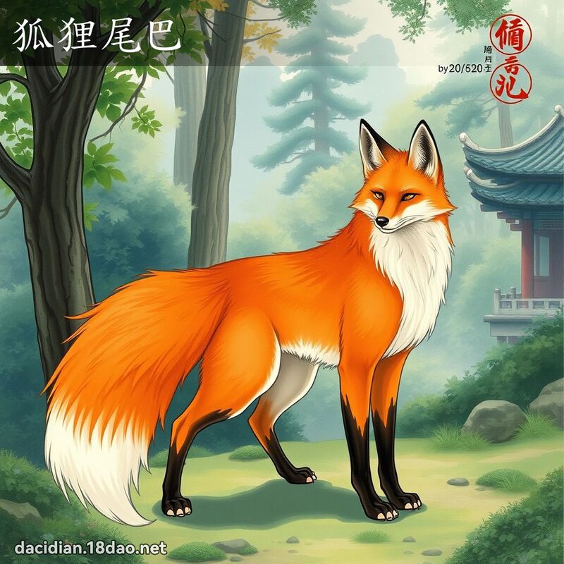 狐狸尾巴 - 国语大辞典配图