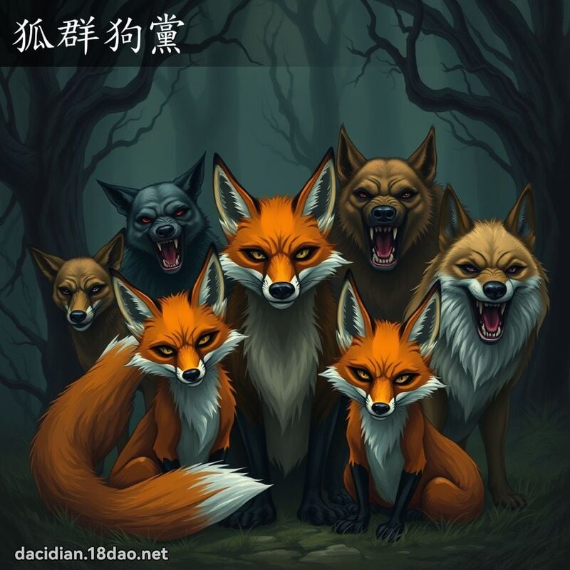 狐群狗党 - 国语大辞典配图