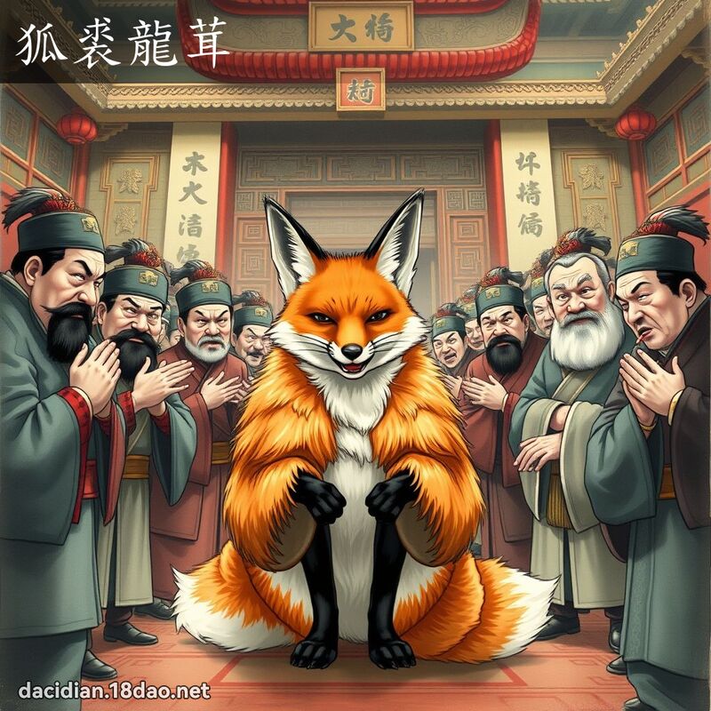 狐裘龍茸 - 國語大辭典配圖