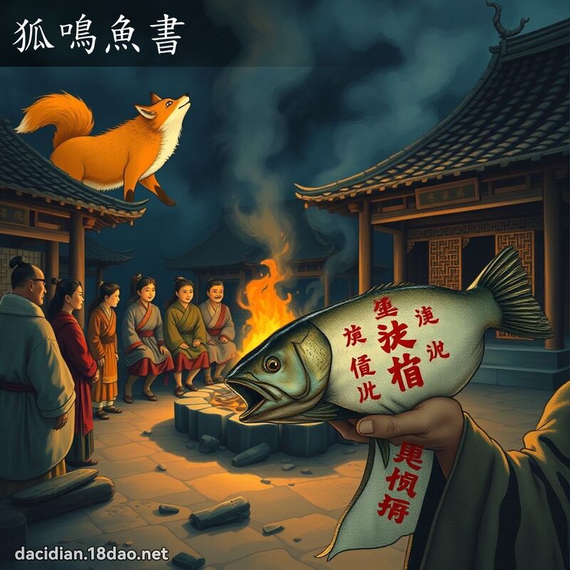 狐鳴魚書 - 國語大辭典配圖