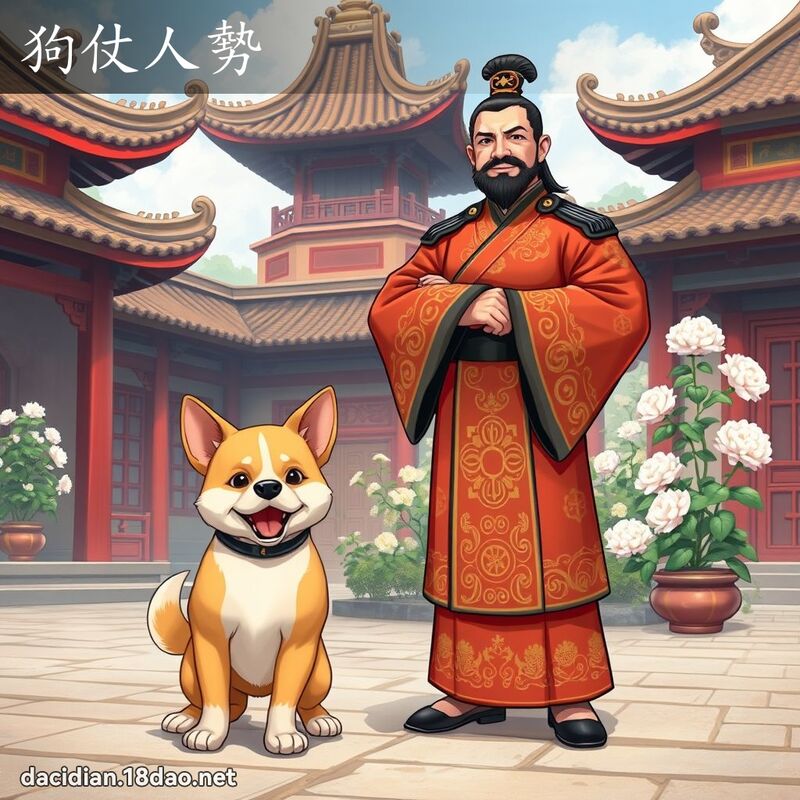 狗仗人势 - 国语大辞典配图