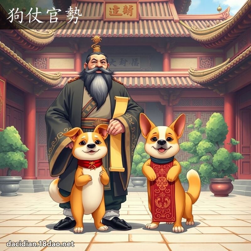 狗仗官势 - 国语大辞典配图
