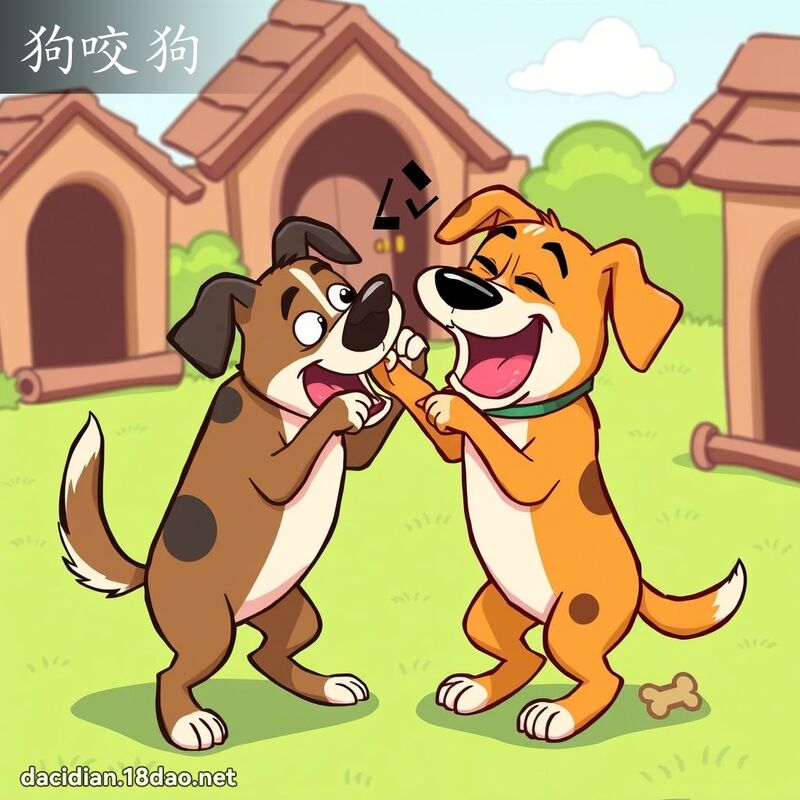 狗咬狗 - 国语大辞典配图