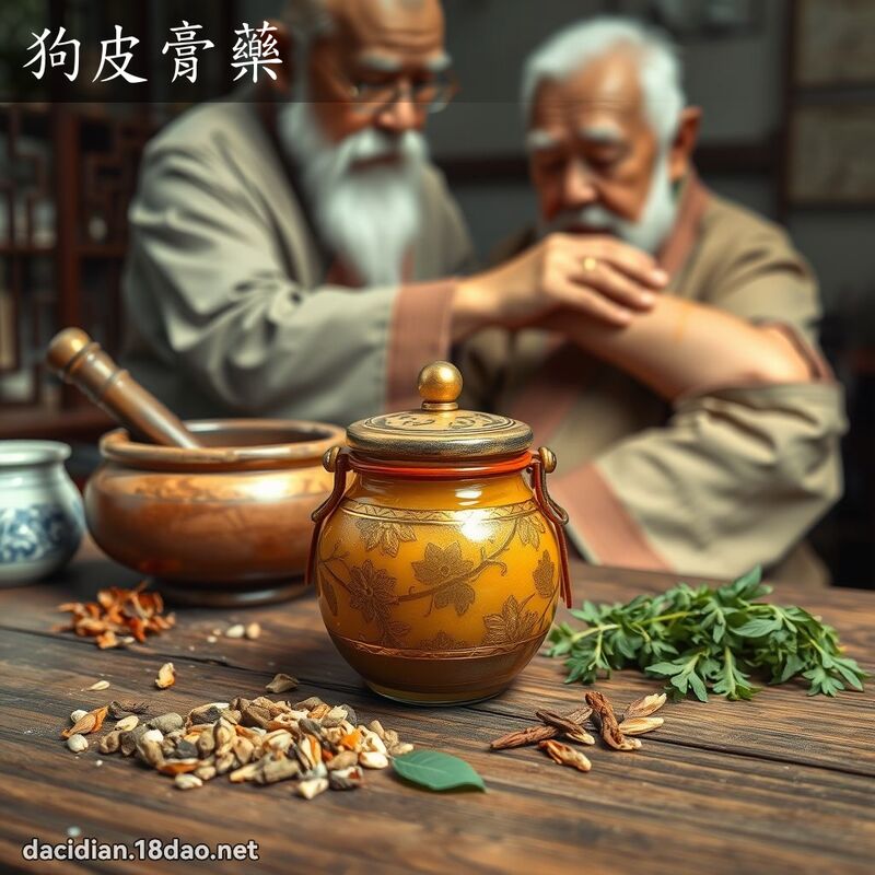 狗皮膏药 - 国语大辞典配图
