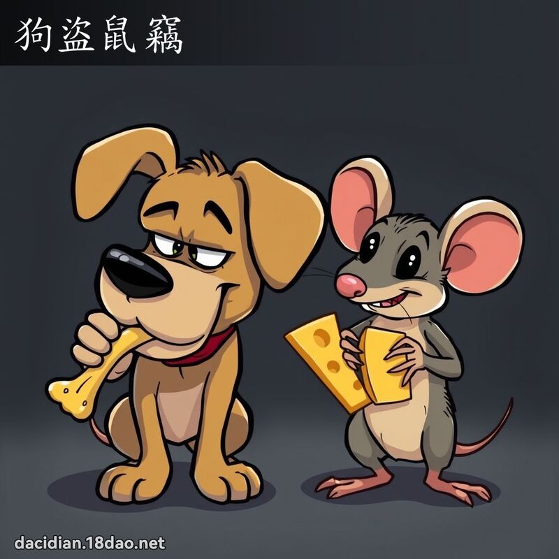 狗盗鼠窃 - 国语大辞典配图