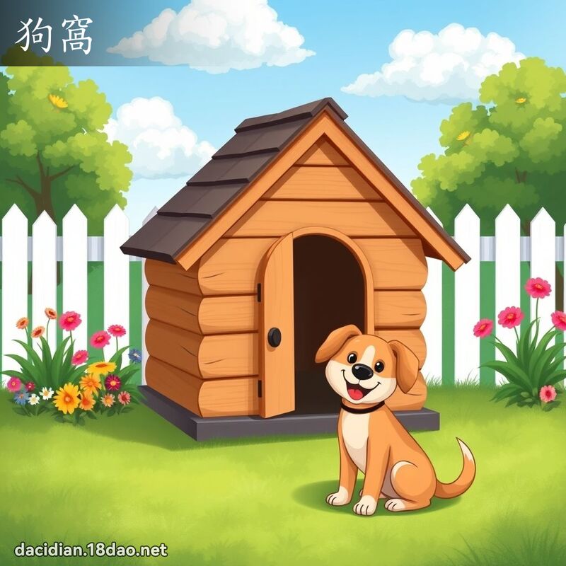 狗窩 - 國語大辭典配圖