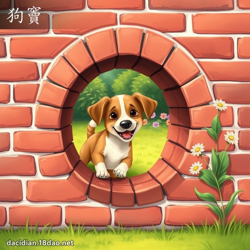 狗竇 - 國語大辭典配圖