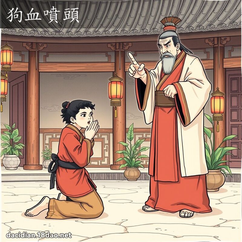 狗血喷头 - 国语大辞典配图