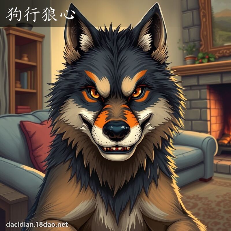 狗行狼心 - 國語大辭典配圖