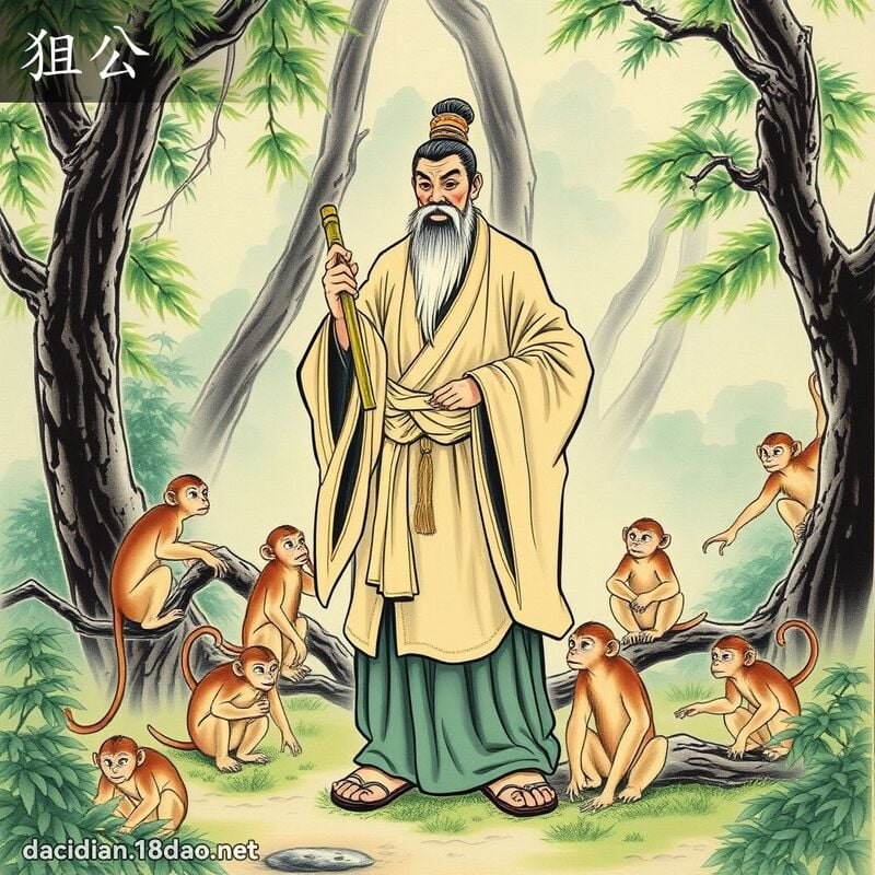 狙公 - 国语大辞典配图