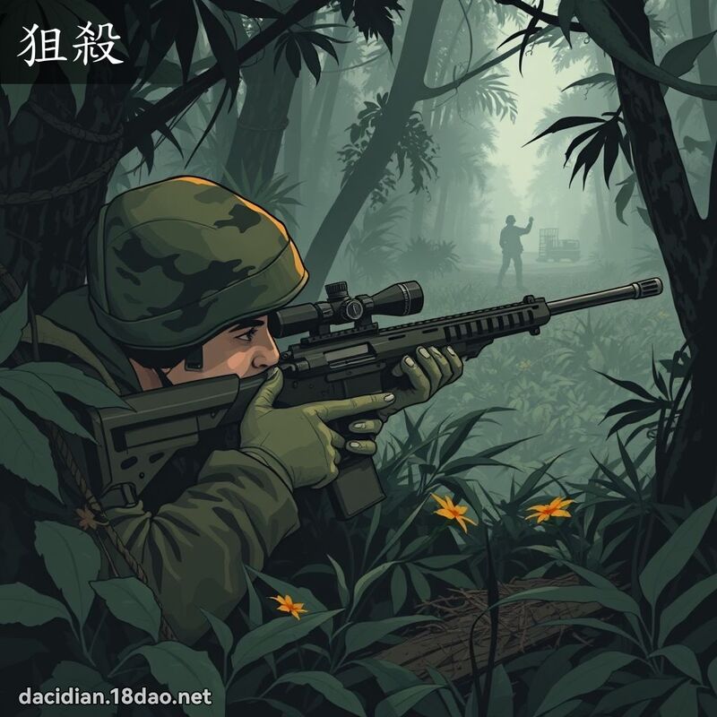 狙殺 - 國語大辭典配圖