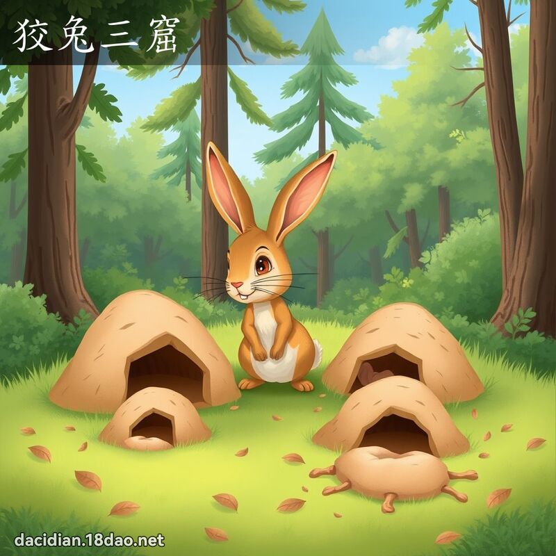 狡兔三窟 - 國語大辭典配圖