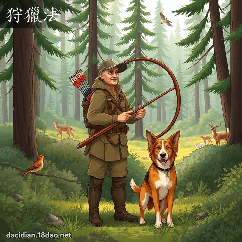 狩猎法 - 国语大辞典配图