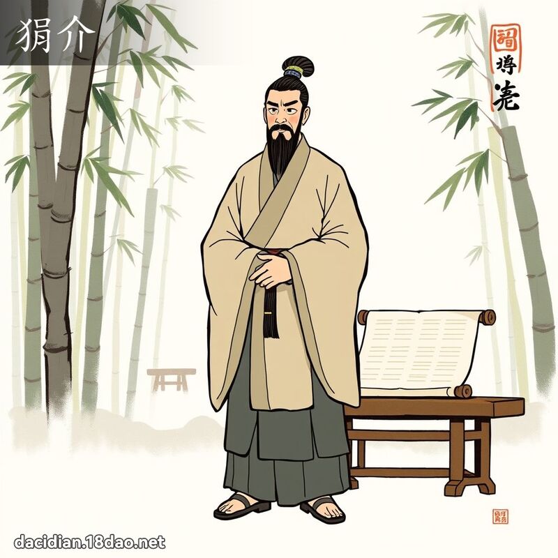 狷介 - 国语大辞典配图