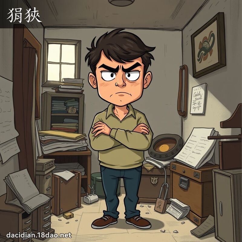 狷狭 - 国语大辞典配图