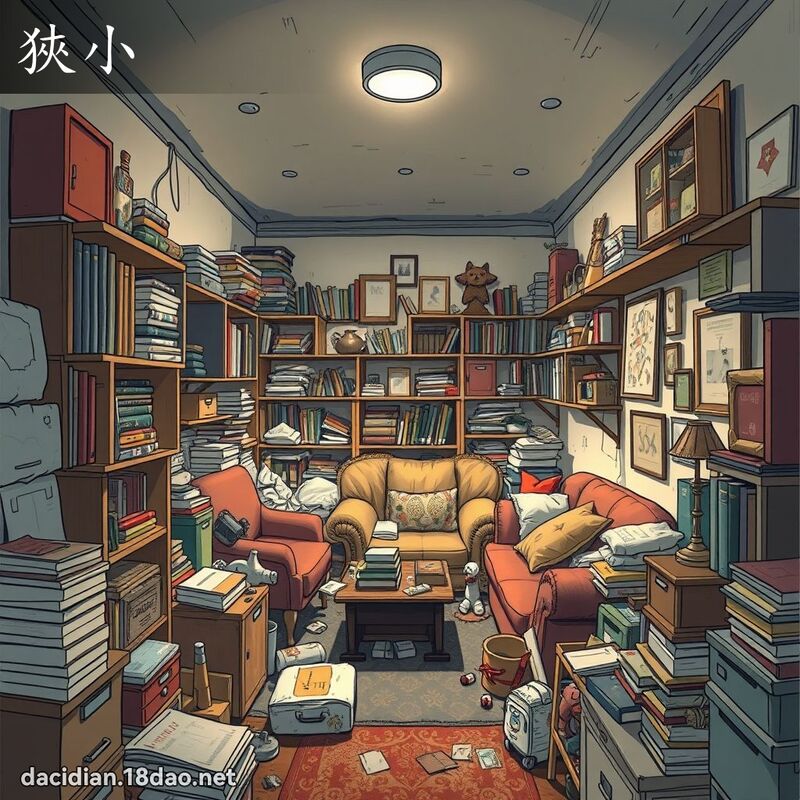 狹小 - 國語大辭典配圖