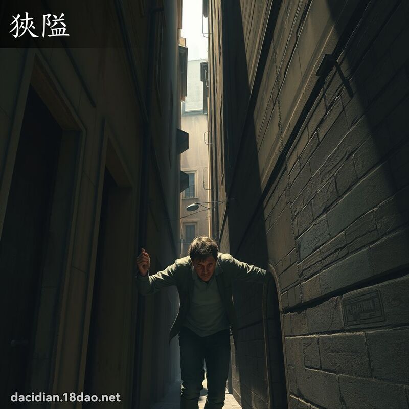 狹隘 - 國語大辭典配圖