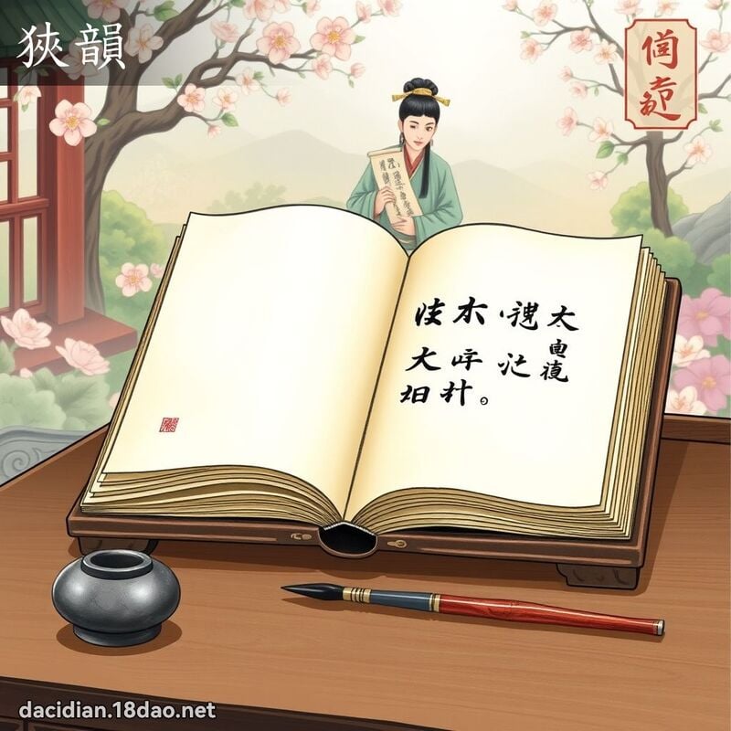 狹韻 - 國語大辭典配圖