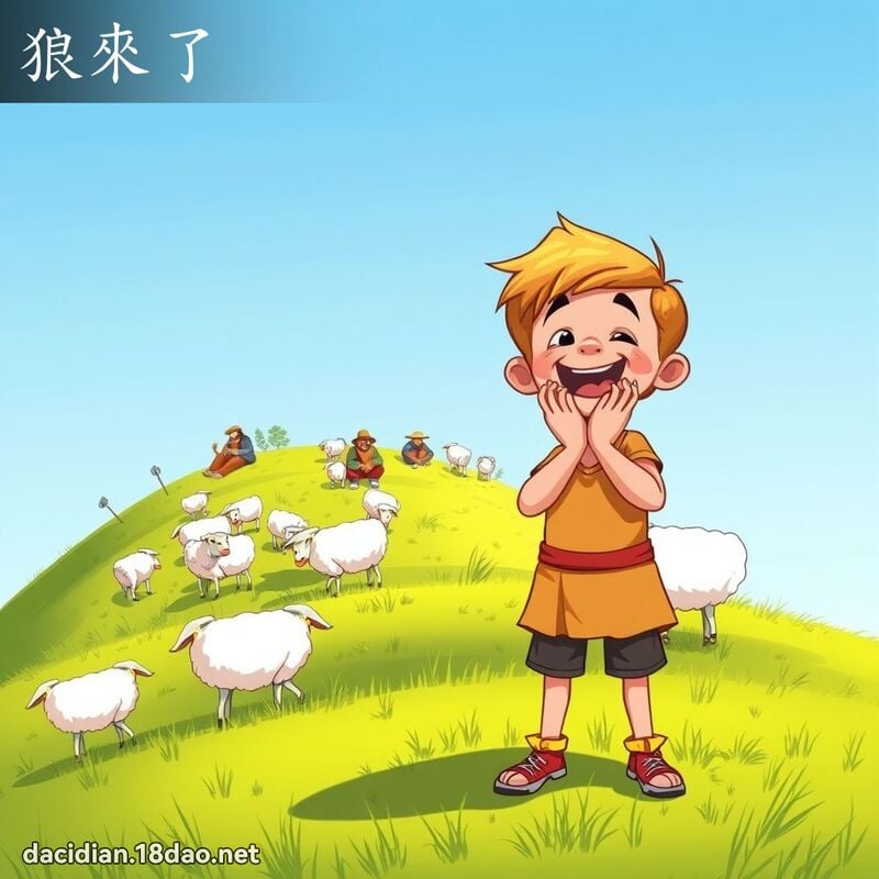 狼来了 - 国语大辞典配图