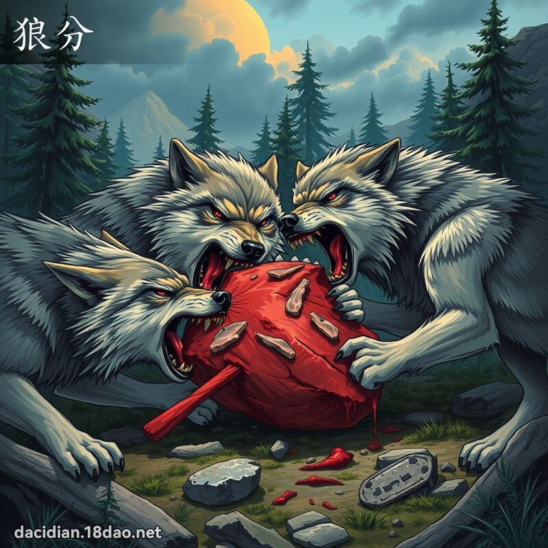 狼分 - 國語大辭典配圖