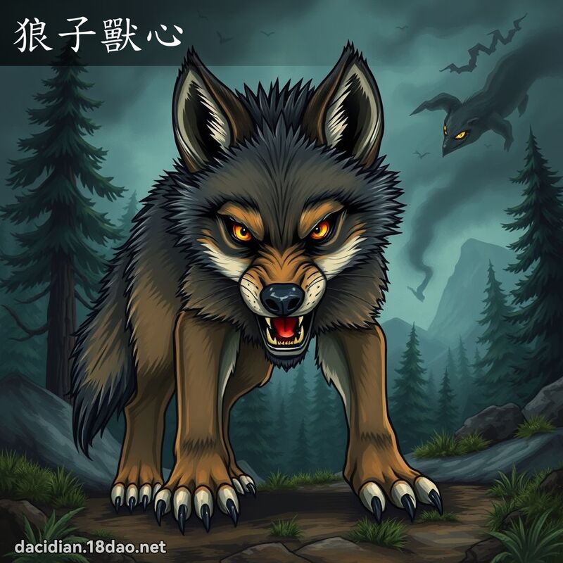 狼子獸心 - 國語大辭典配圖