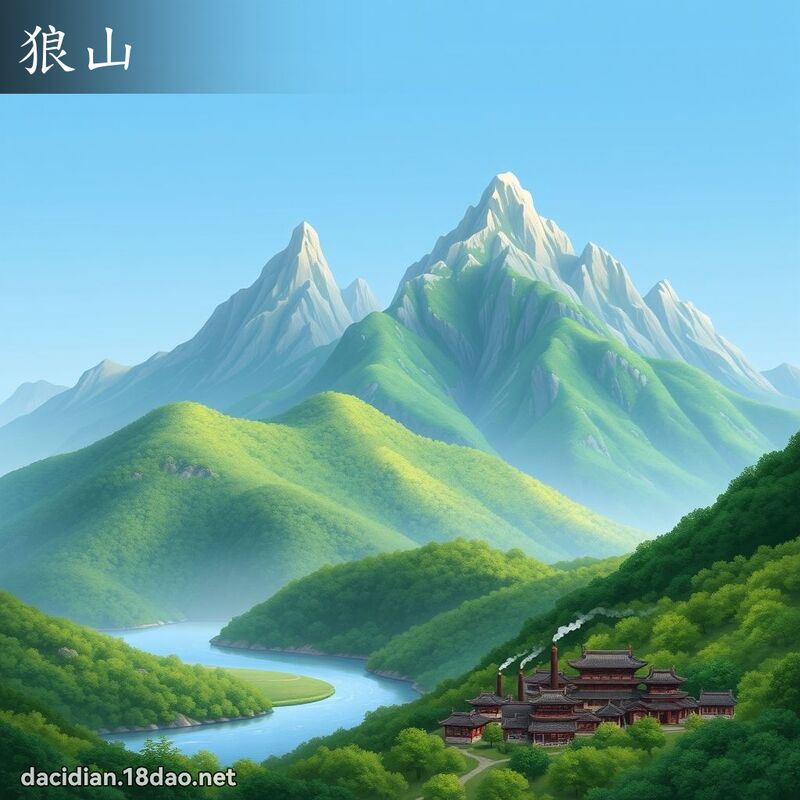 狼山 - 國語大辭典配圖