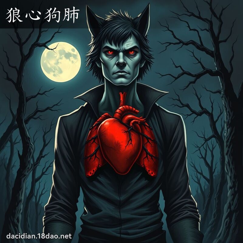 狼心狗肺 - 国语大辞典配图