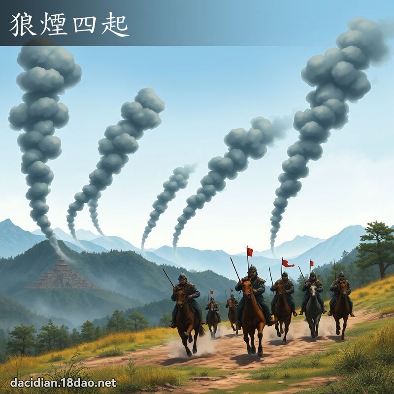 狼烟四起 - 国语大辞典配图