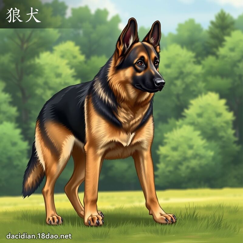 狼犬 - 國語大辭典配圖