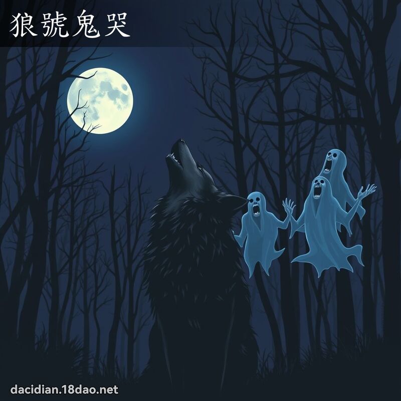 狼號鬼哭 - 國語大辭典配圖