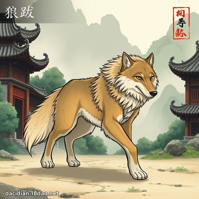 狼跋 - 國語大辭典配圖