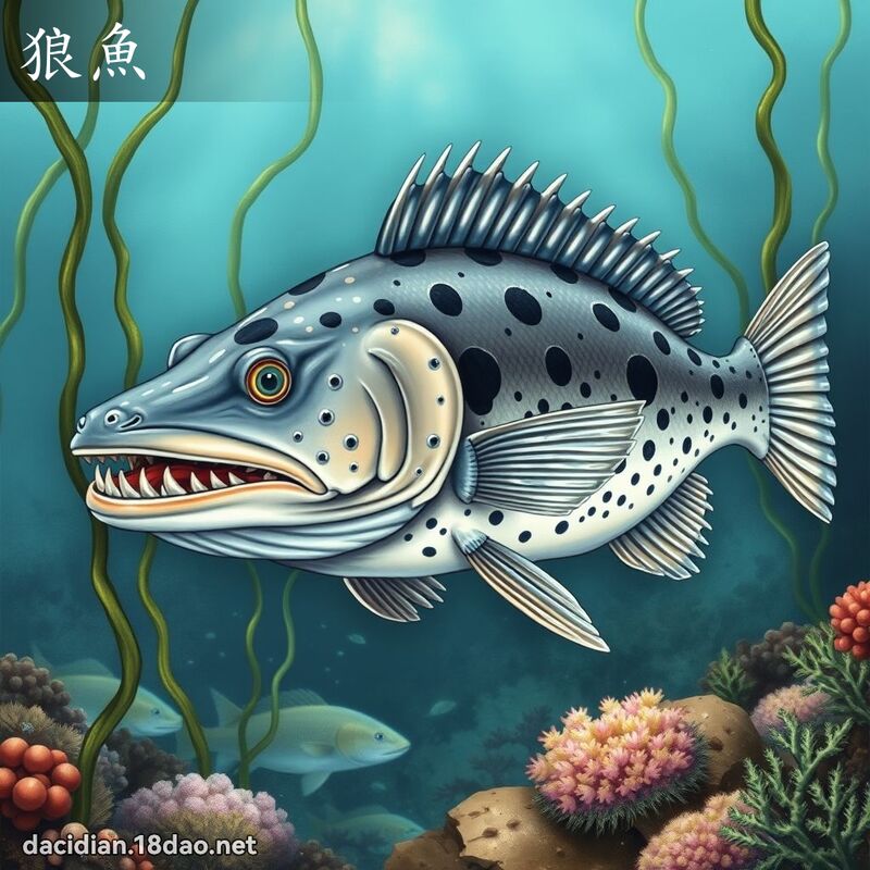 狼魚 - 國語大辭典配圖