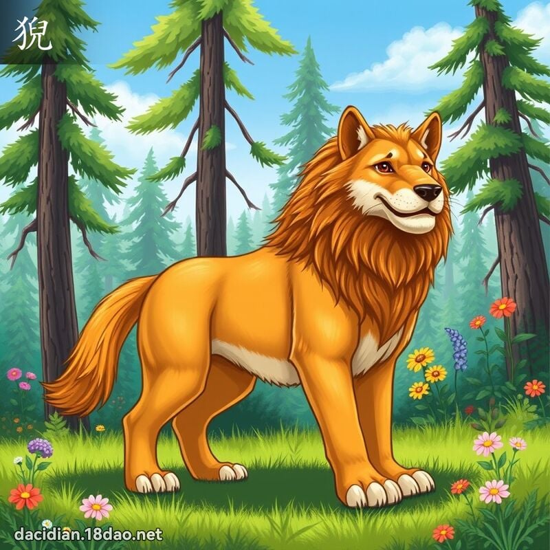 猊 - 國語大辭典配圖