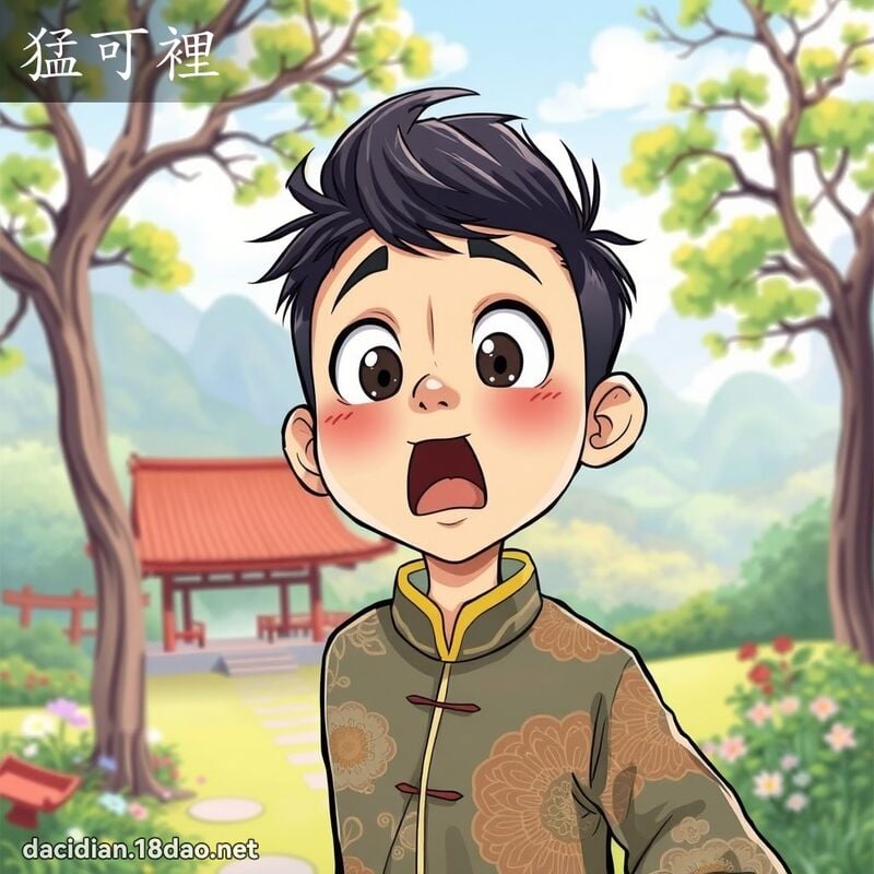 猛可裡 - 國語大辭典配圖