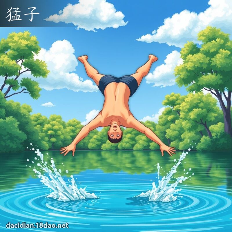 猛子 - 國語大辭典配圖