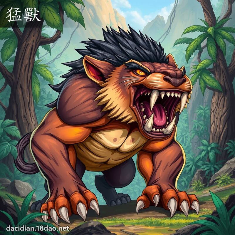 猛獸 - 國語大辭典配圖