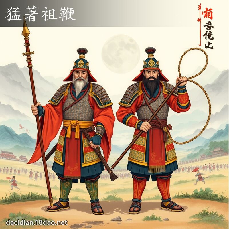 猛著祖鞭 - 国语大辞典配图