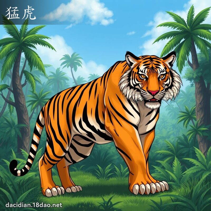 猛虎 - 國語大辭典配圖