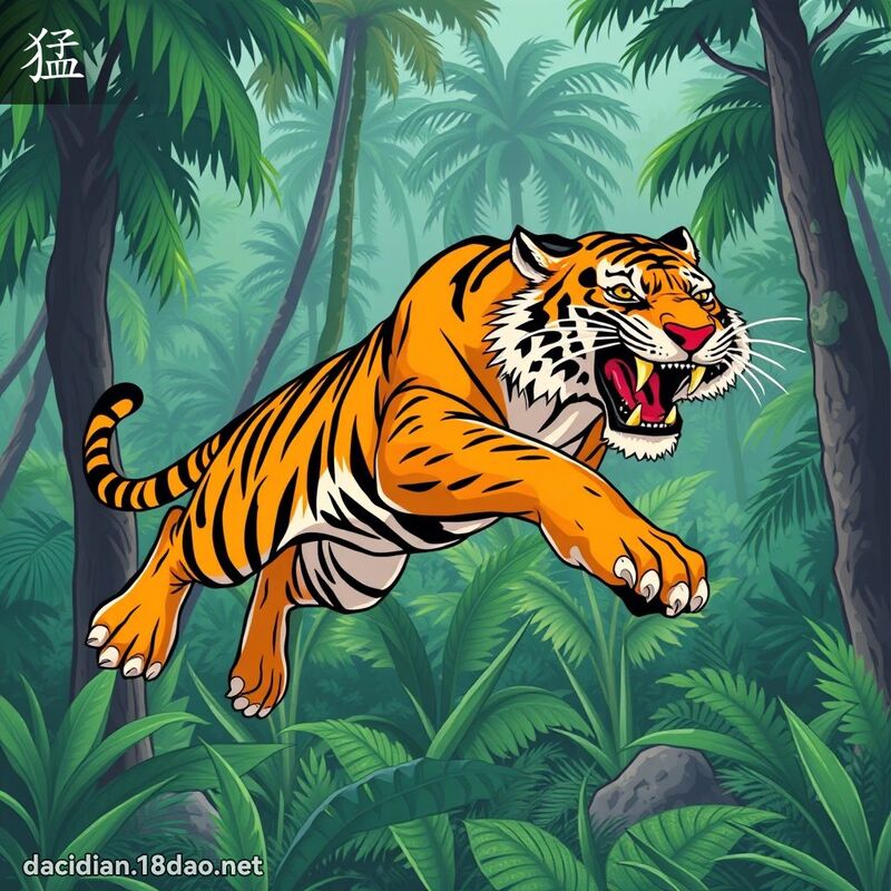 猛 - 國語大辭典配圖