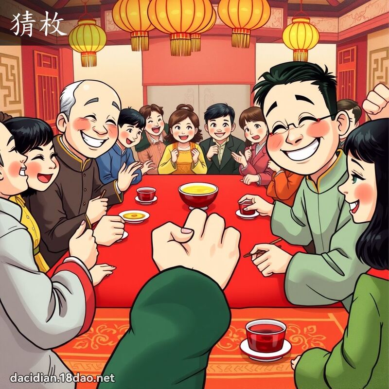 猜枚 - 國語大辭典配圖