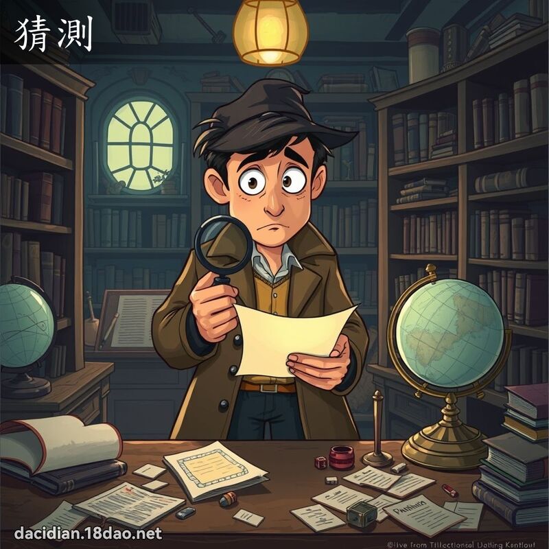 猜測 - 國語大辭典配圖