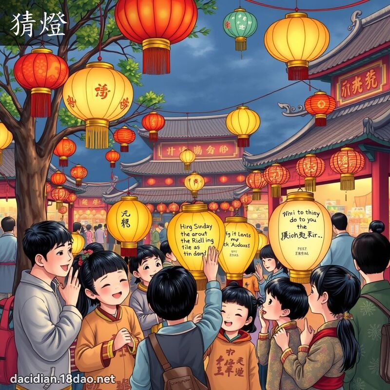 猜燈 - 國語大辭典配圖