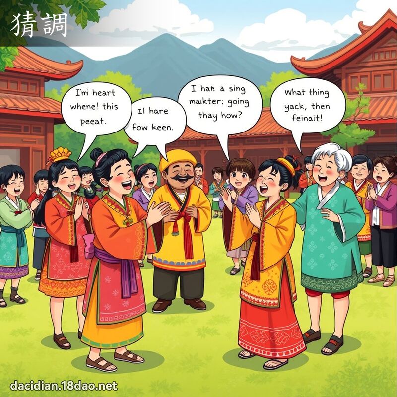 猜調 - 國語大辭典配圖