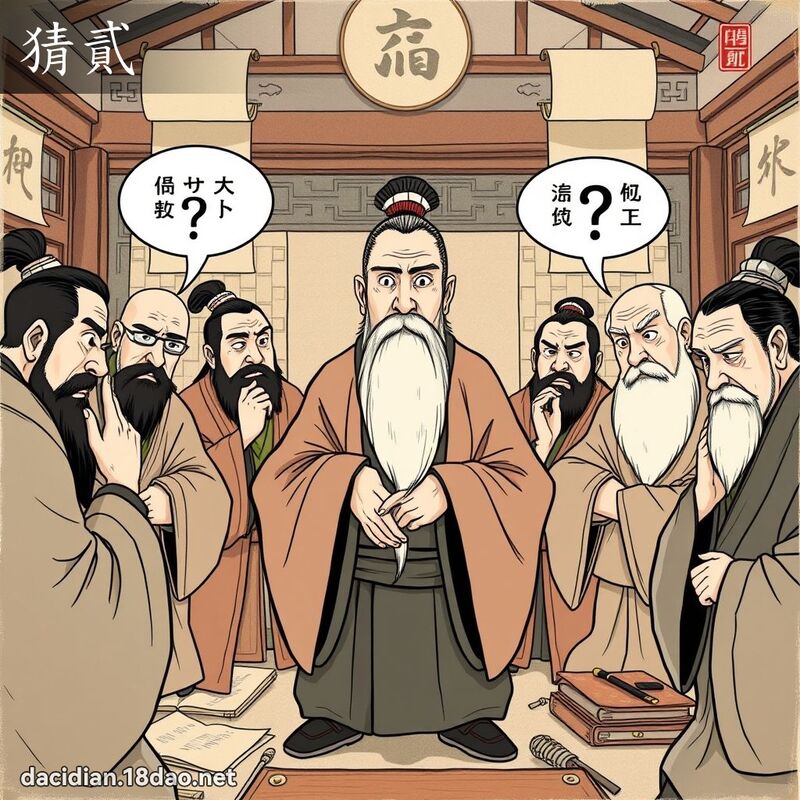 猜貳 - 國語大辭典配圖