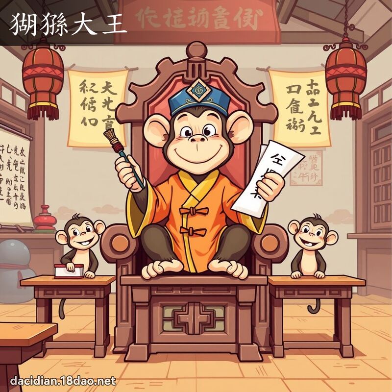 猢猻大王 - 國語大辭典配圖