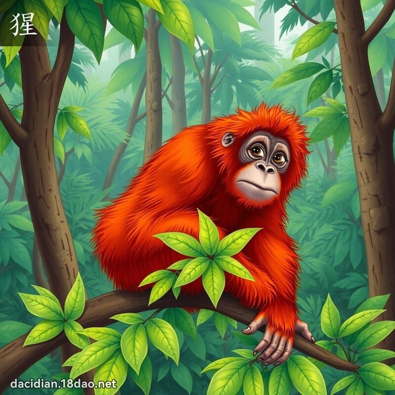 猩 - 國語大辭典配圖