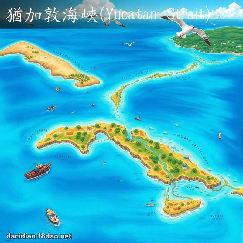 犹加敦海峡(Yucatan Strait) - 国语大辞典配图